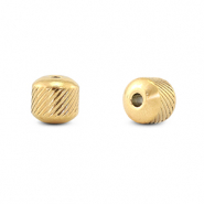 Perline in acciaio inossidabile 8mm oro