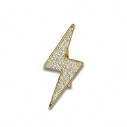 Broches fulmine oro-argento