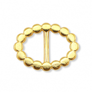 Passanti di metallo DQ ovale oro (privo di nichel)