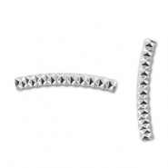 Perline in acciaio inossidabile tubo argento