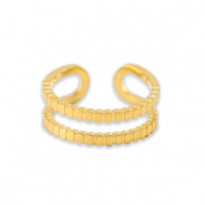 Anelli in acciaio inossidabile oro