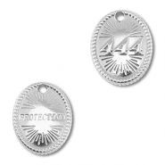 BY31® Ciondolo in acciaio inossidabile numeri angelici 444 / protection argento