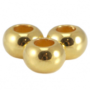 Perline di metallo DQ 8mm oro (privo di nichel)