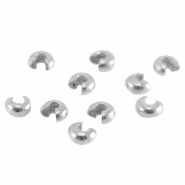 Coprischiaccini di metallo DQ 5mm argento antico (privo di nichel)