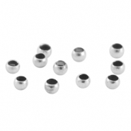 Schiaccini di metallo DQ 2.5mm argento antico (privo di nichel)