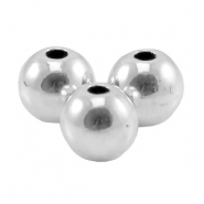 Perline di metallo DQ 6mm argento antico (privo di nichel)