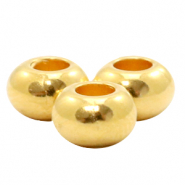 Perline di metallo DQ 6mm oro (privo di nichel)