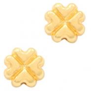 Perline di metallo DQ con 4 cuoricini oro (privo di nichel)