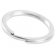 Componenti di metallo DQ anello bris&eacute; per portachiavi 35 mm argento antico (privo di nichel)