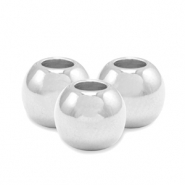 Perline di metallo DQ 6mm argento antica (privo di nichel)