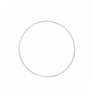 Componenti di metallo DQ anellino chiuso 20mm argento antico (privo di nichel)