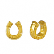 Perline di metallo DQ ferro di cavallo oro (privo di nichel)