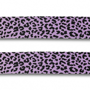 Bandana leopardo viola-nero