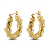 Pendientes Acero Inox oro