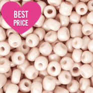 Perline di vetro rocailles 6/0 (4 mm) rosa fiore di primavera