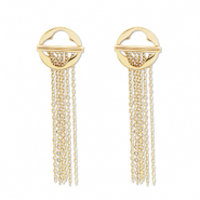 Orecchini in acciaio inossidabil oro