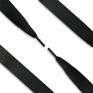 Lacci delle scarpe trendy in raso nero