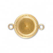 BY31&reg; Distanziatore in acciaio inossidabile con castone per SS39 chaton oro