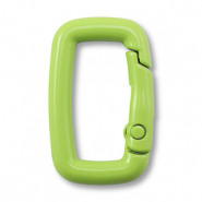 Componenti colorati brisé portachiavi rettangolo verde