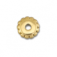 Perline in acciaio inossidabile anello 5mm oro