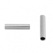 Perline in acciaio inossidabile tubo 8mm argento
