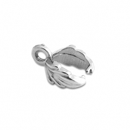 Componenti in acciaio inossidabile gancio per pendente foglia argento