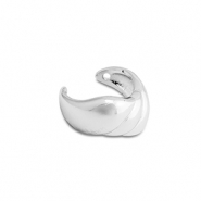 Orecchini in acciaio inossidabile ear cuff argento