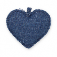 Ciondoli accattivanti cuore blu denim