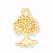 Ciondoli di metallo DQ albero oro (privo di nichel)