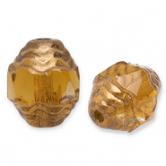 Perline Rep. Ceca FPB ovale 7x6mm topaz