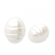 Imitazione di perle d'acqua dolce chicco di riso bianco