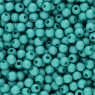 Perline in acrilico 4 mm lucido verde petrolio