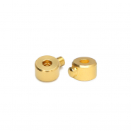 Componenti di metallo DQ Eco-brass&reg; schiaccini tubo oro (privo di nichel)