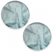 Cabochon Polaris Elements 12 mm piatto Las Vegas verde petrolio