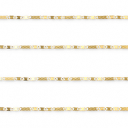 Componenti in acciaio inossidabile catena a rolò figaro oro