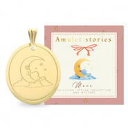 BY31® Ciondoli in acciaio inossidabile luna oro