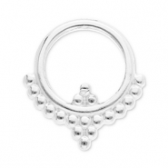 Componenti in acciaio ciondoli / distanziatore argento