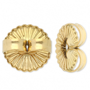 Componenti in acciaio inossidabile per chiusure di orecchini oro