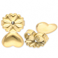 Componenti in acciaio inossidabile per chiusure di orecchini oro