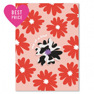 BY31® Espositori bigiotteria in cartoncino "One of a kind" rosso-arancione-nero-bianco