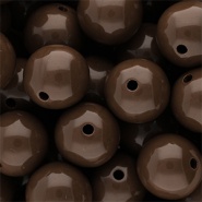DQ Perline in acrilico 16 mm lucido Cappuccino 19-1220 TCX