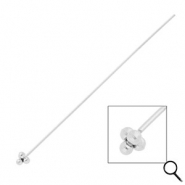 BY31® Componenti in acciaio inossidabile chiodini a testa palline 70mm argento