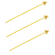 BY31® Componenti in acciaio inossidabile chiodini a testa palline 35mm oro