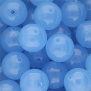 DQ&reg; Perline in acrilico 16 mm lucido blu