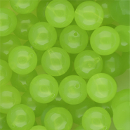 DQ&reg; Perline in acrilico 14 mm lucido verde chiaro