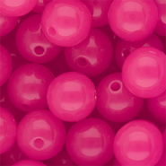 DQ&reg; Perline in acrilico 16 mm lucido rosa magenta