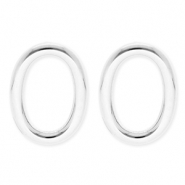 BY31® Orecchini in acciaio inossidabile ovale argento