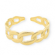 Bracciali in acciaio inossidabile bangle catena a rol&ograve; grumetta oro