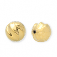 Perline in acciaio inossidabile 16mm oro