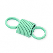 Componenti colorati connettore a molla a spirale verde menta